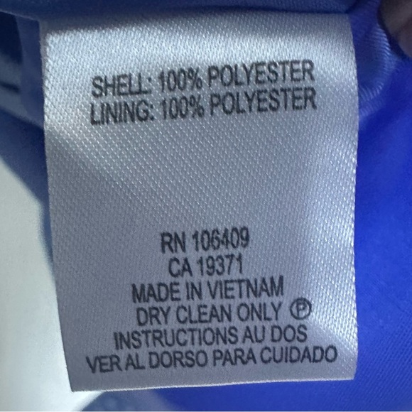 Chelsea Rose blue textured sleeveless sheath knee length dress size 12 Business - Picture 7 of 7